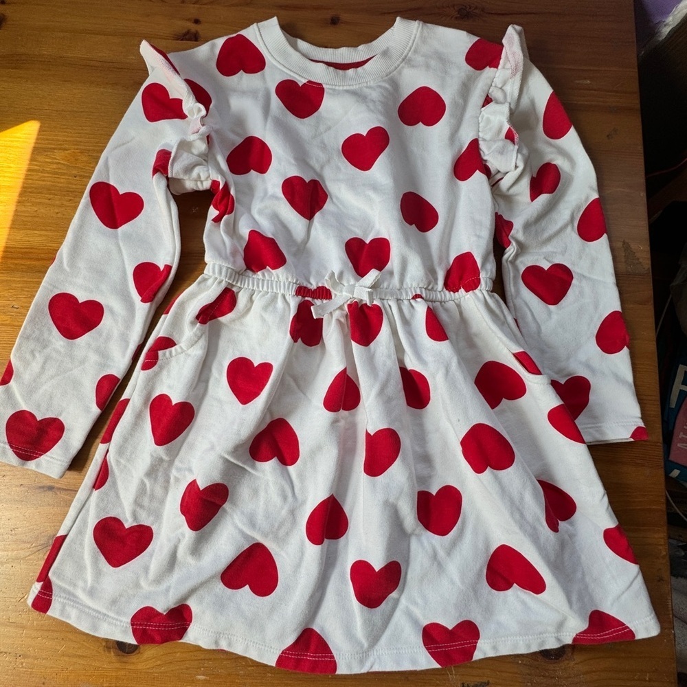 Cat & Jack Valentine’s Day dress size 6/6x NWOT